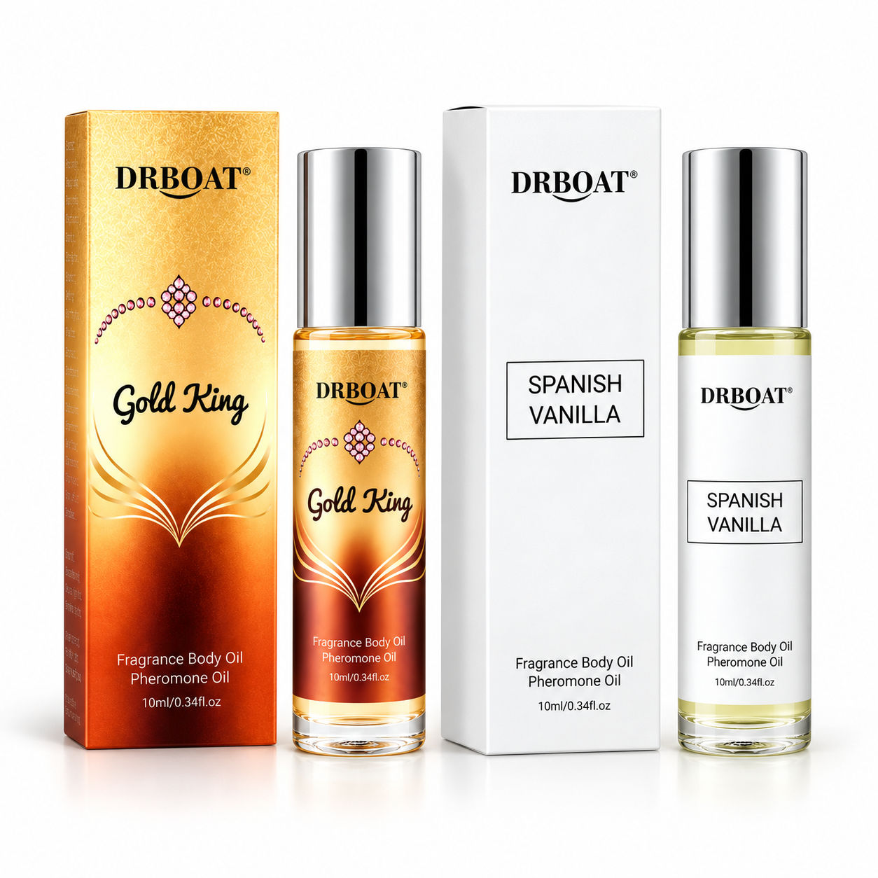 Perfume Fragrance Oil - 남성용 듀오 롤온 향수 오일 세트,